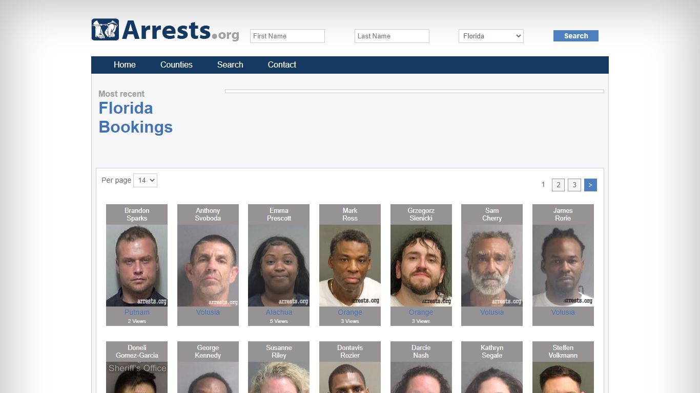 Search Florida Florida Jail Arrest Records